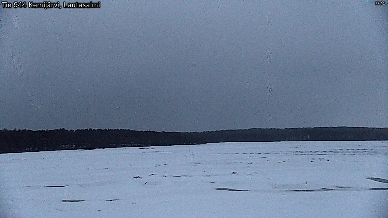 Weather Camera Image Road 944 Kemijärvi, Lautasalmi, Kemijärvi, Lappi