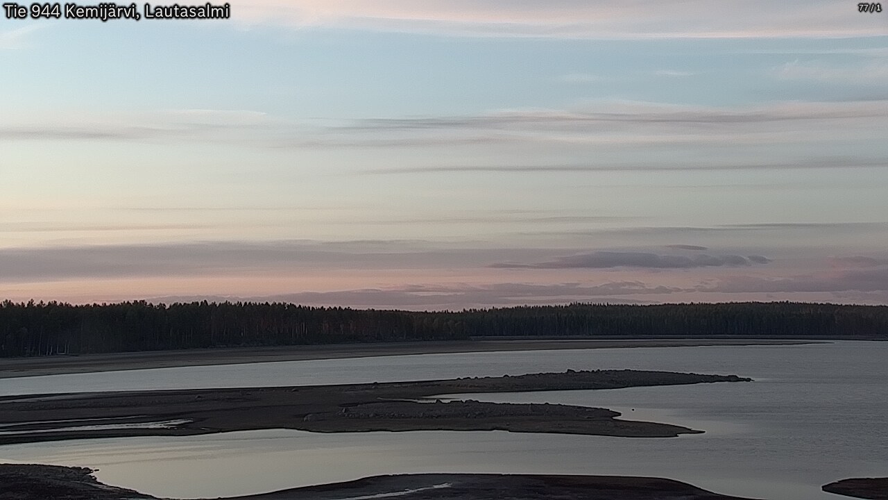 Weather Camera Image Väg 944 Kemijärvi, Lautasalmi, Kemijärvi, Lappi
