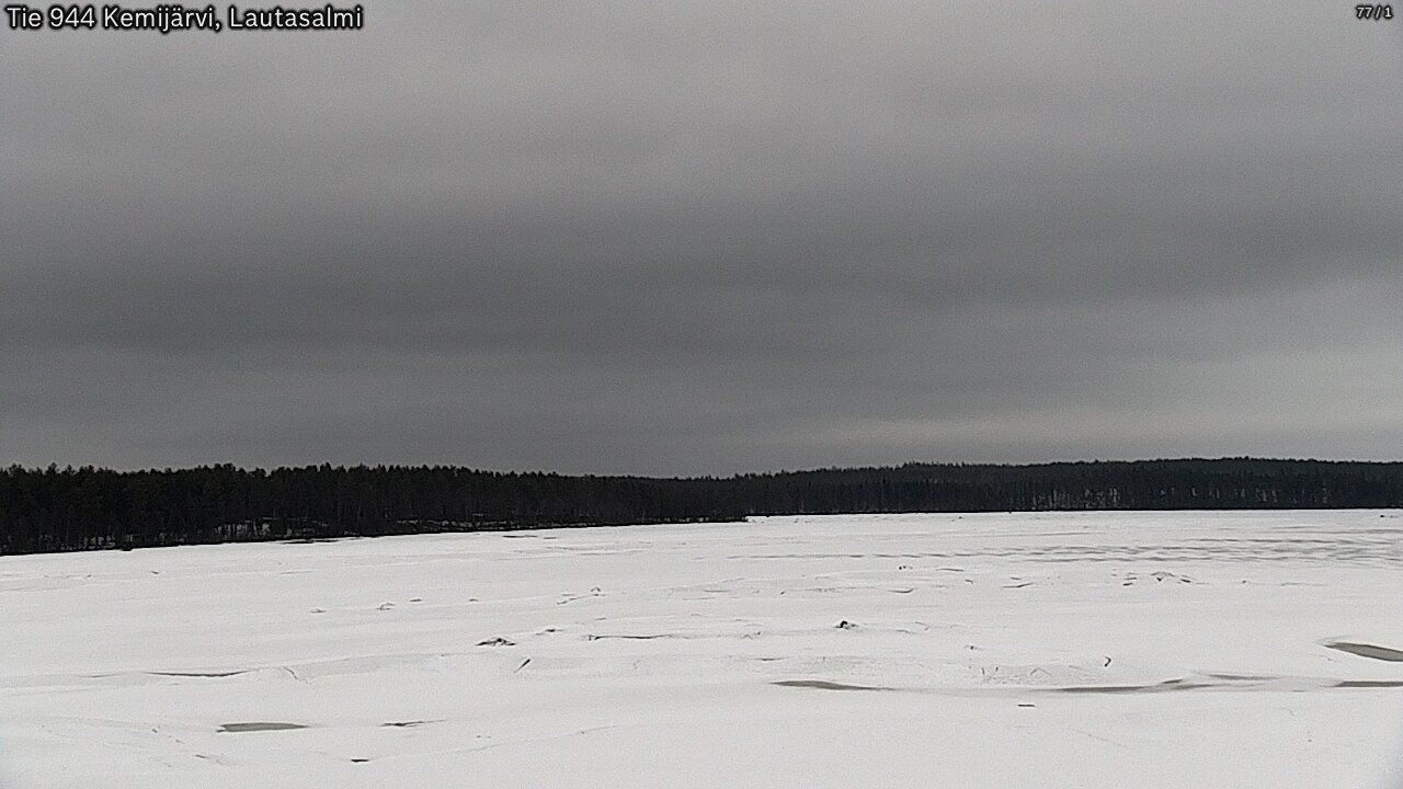 Weather Camera Image Road 944 Kemijärvi, Lautasalmi, Kemijärvi, Lappi