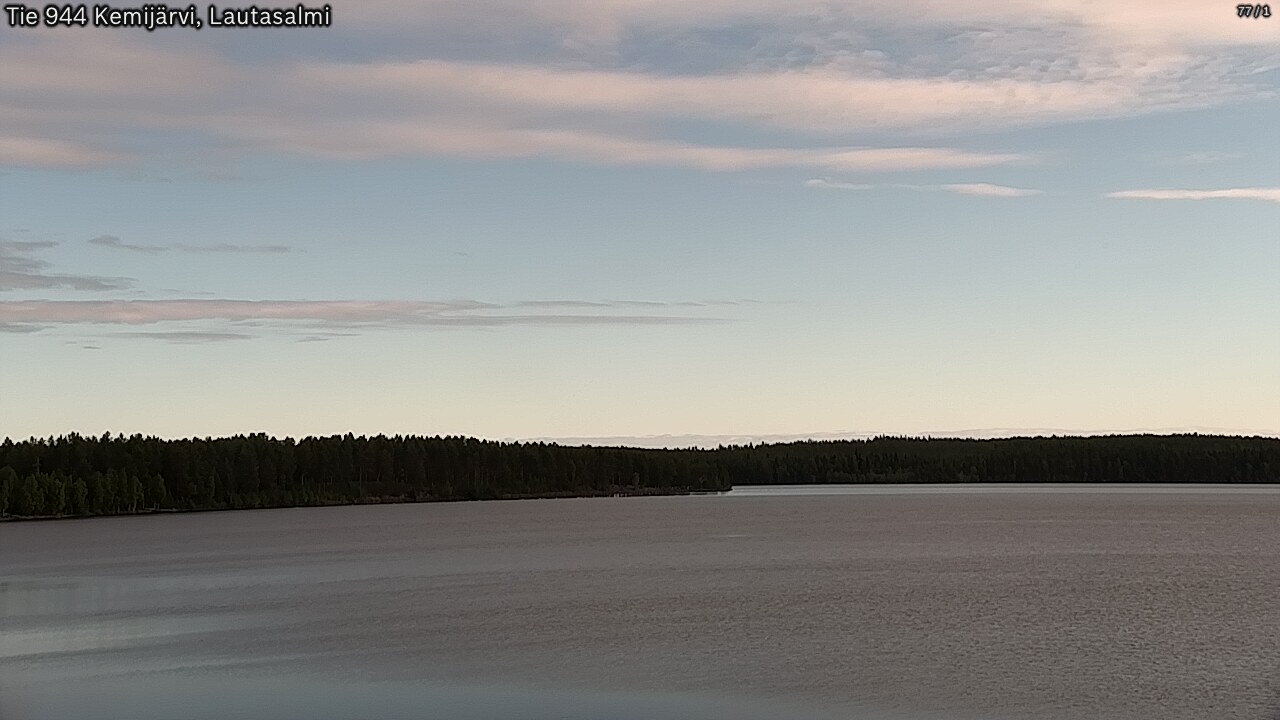 Weather Camera Image Väg 944 Kemijärvi, Lautasalmi, Kemijärvi, Lappi