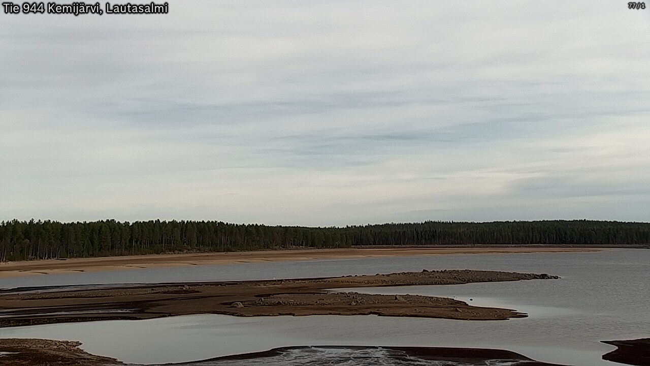 Weather Camera Image Väg 944 Kemijärvi, Lautasalmi, Kemijärvi, Lappi