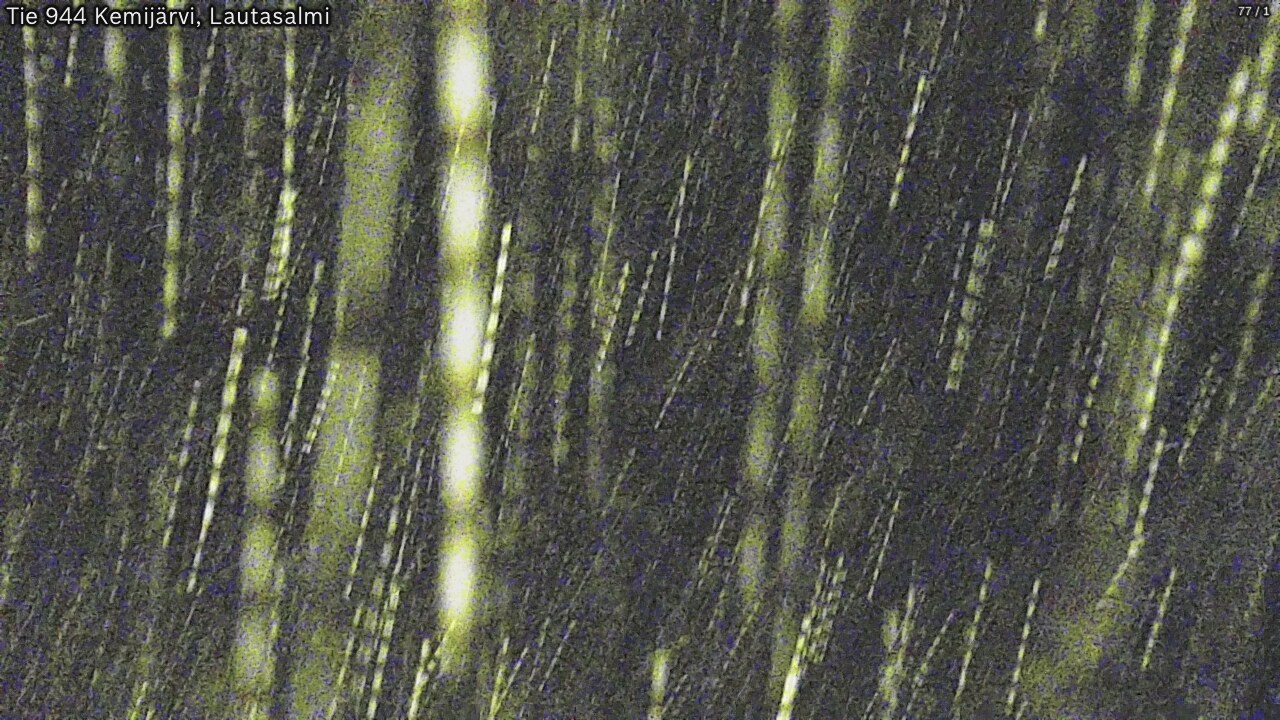 Weather Camera Image Väg 944 Kemijärvi, Lautasalmi, Kemijärvi, Lappi