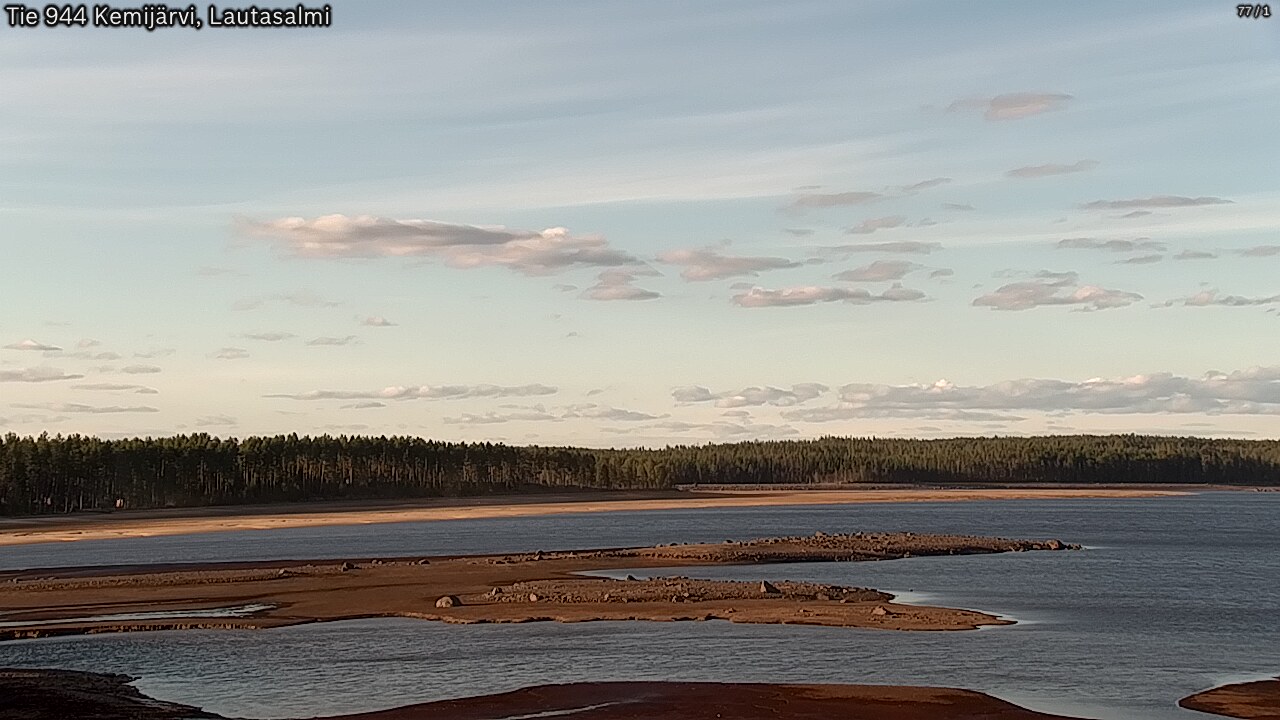 Weather Camera Image Väg 944 Kemijärvi, Lautasalmi, Kemijärvi, Lappi