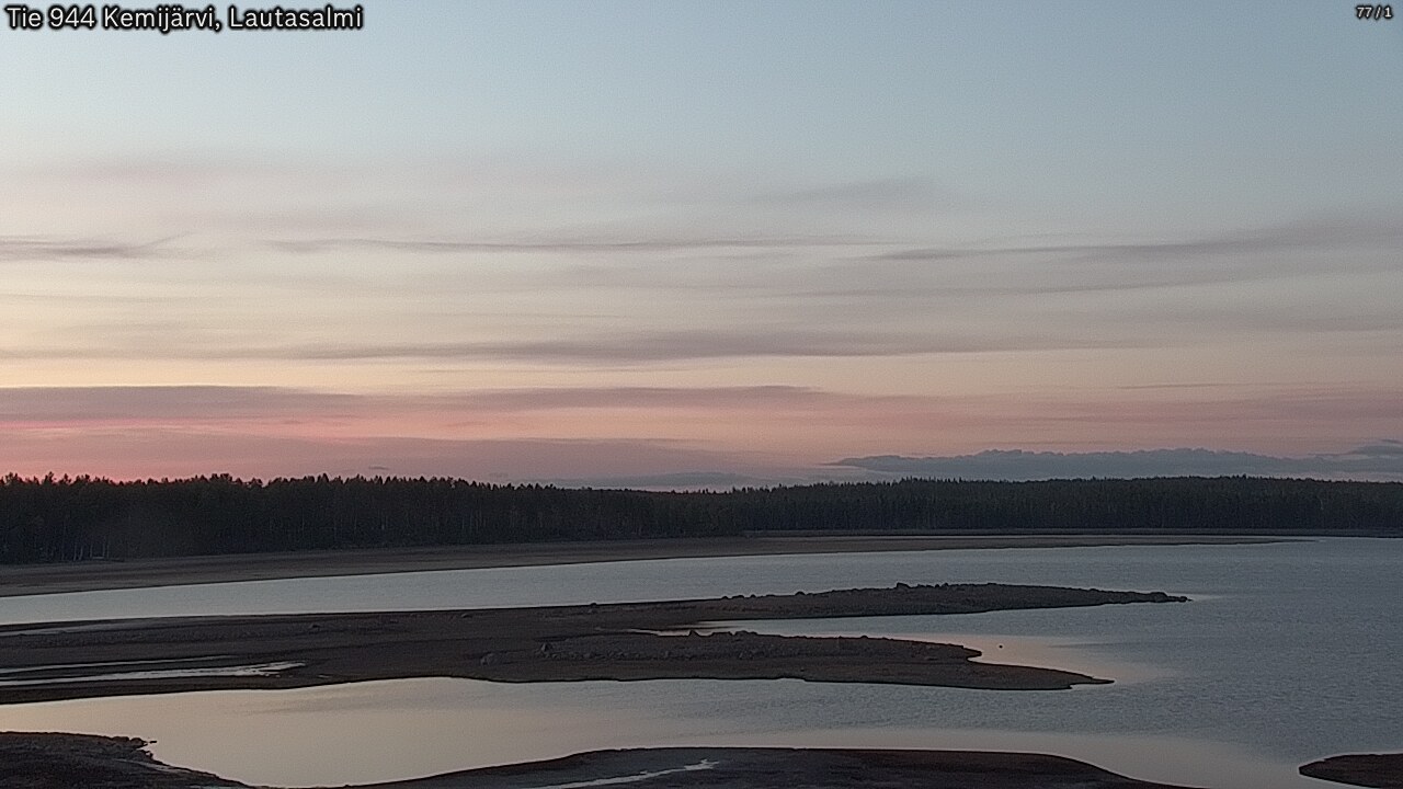 Weather Camera Image Väg 944 Kemijärvi, Lautasalmi, Kemijärvi, Lappi