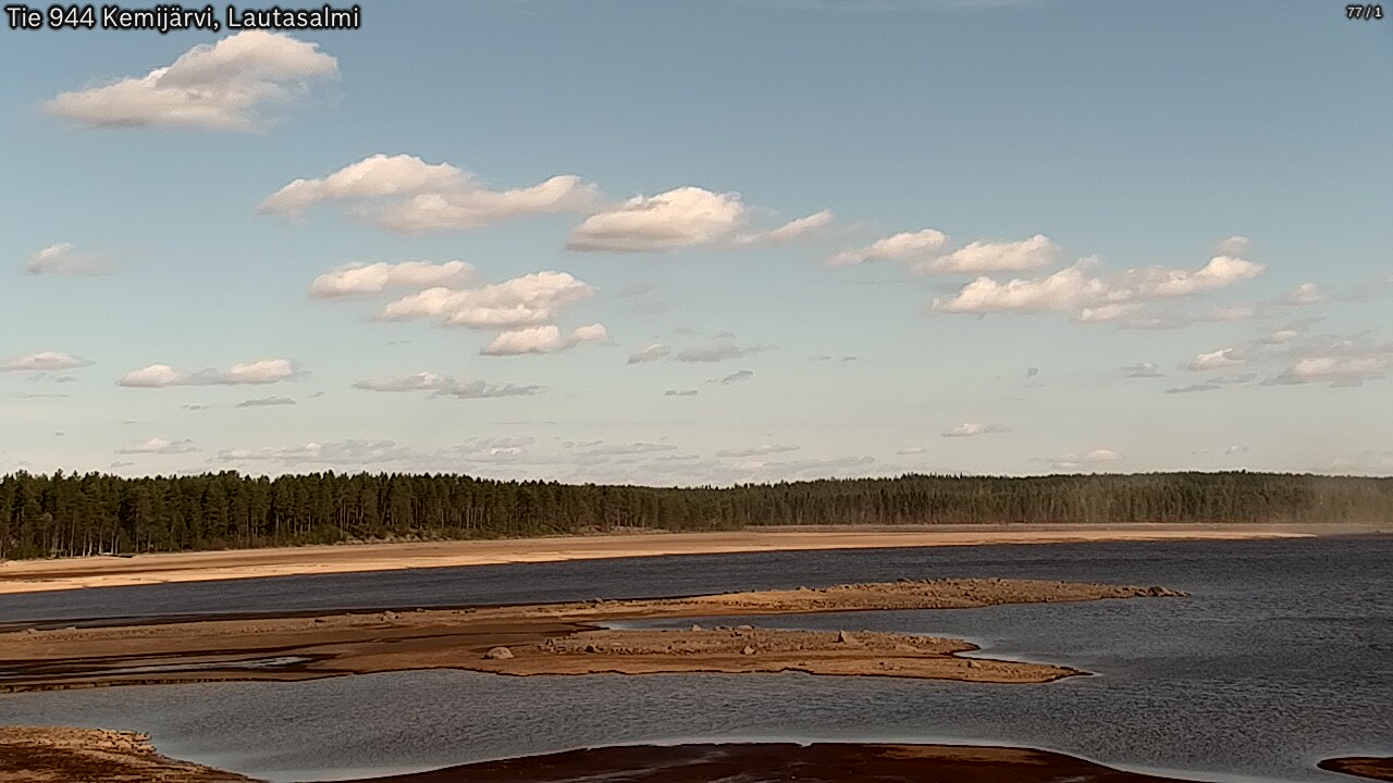 Weather Camera Image Road 944 Kemijärvi, Lautasalmi, Kemijärvi, Lappi