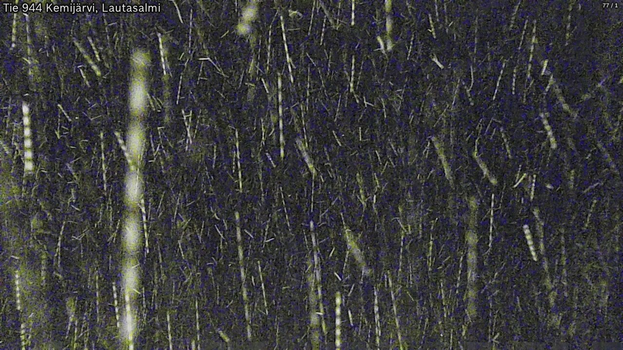 Weather Camera Image Väg 944 Kemijärvi, Lautasalmi, Kemijärvi, Lappi
