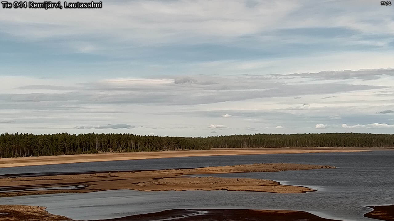 Weather Camera Image Väg 944 Kemijärvi, Lautasalmi, Kemijärvi, Lappi