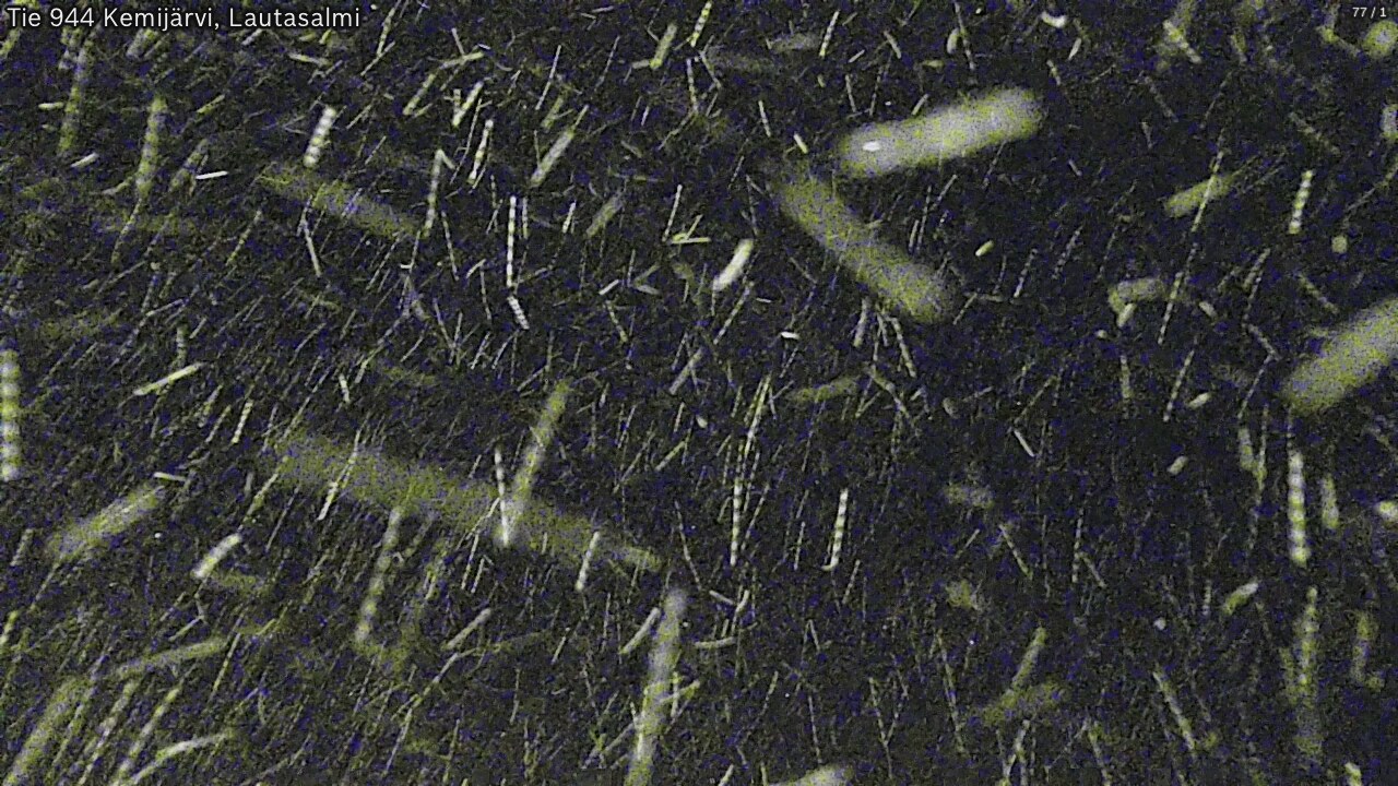 Weather Camera Image Väg 944 Kemijärvi, Lautasalmi, Kemijärvi, Lappi