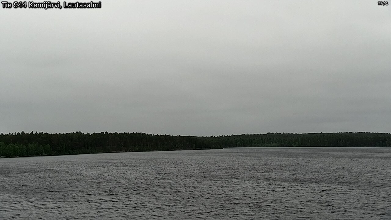 Weather Camera Image Road 944 Kemijärvi, Lautasalmi, Kemijärvi, Lappi