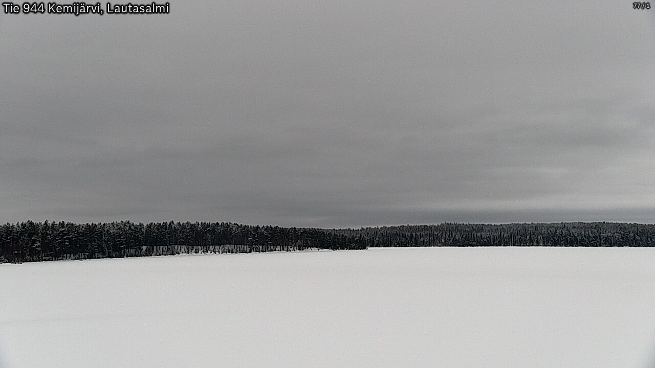 Weather Camera Image Väg 944 Kemijärvi, Lautasalmi, Kemijärvi, Lappi