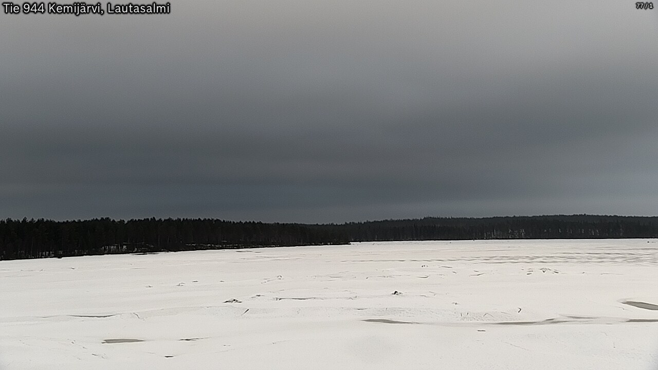 Weather Camera Image Väg 944 Kemijärvi, Lautasalmi, Kemijärvi, Lappi
