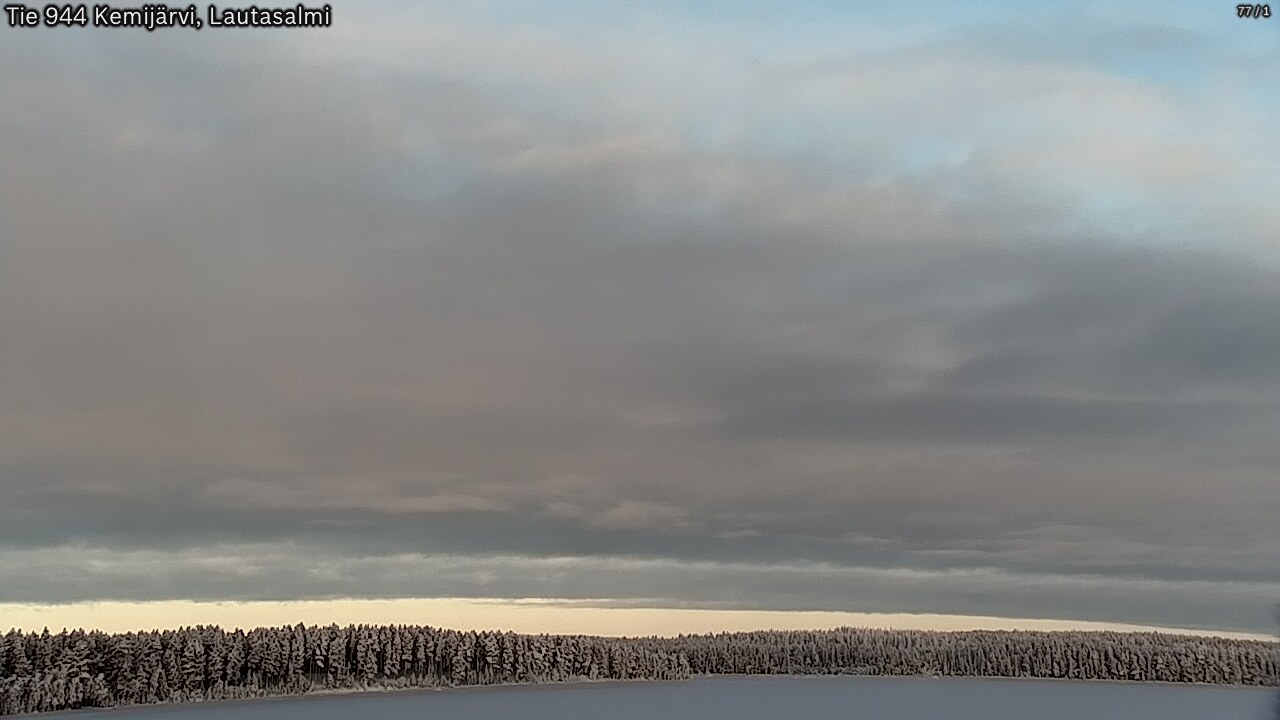 Kelikamerat Kuva Tie 944 Kemijärvi, Lautasalmi, Kemijärvi, Lappi