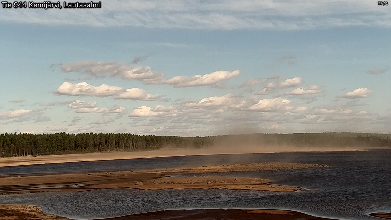 Weather Camera Image Road 944 Kemijärvi, Lautasalmi, Kemijärvi, Lappi