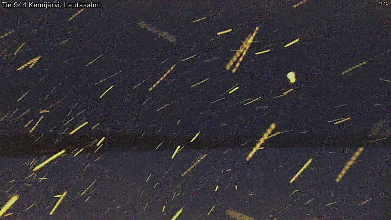 Weather Camera Image Väg 944 Kemijärvi, Lautasalmi, Kemijärvi, Lappi