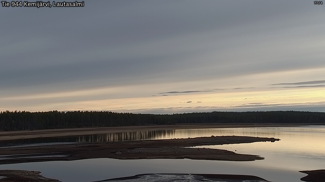 Weather Camera Image Väg 944 Kemijärvi, Lautasalmi, Kemijärvi, Lappi
