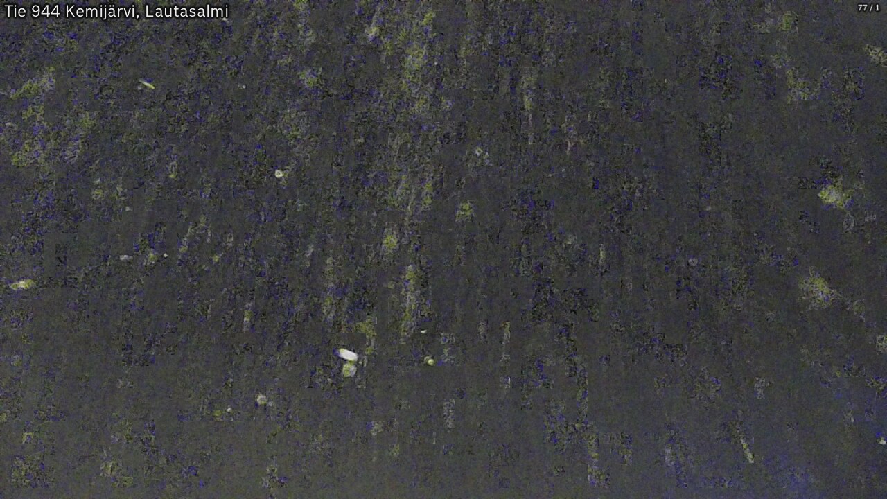 Weather Camera Image Väg 944 Kemijärvi, Lautasalmi, Kemijärvi, Lappi