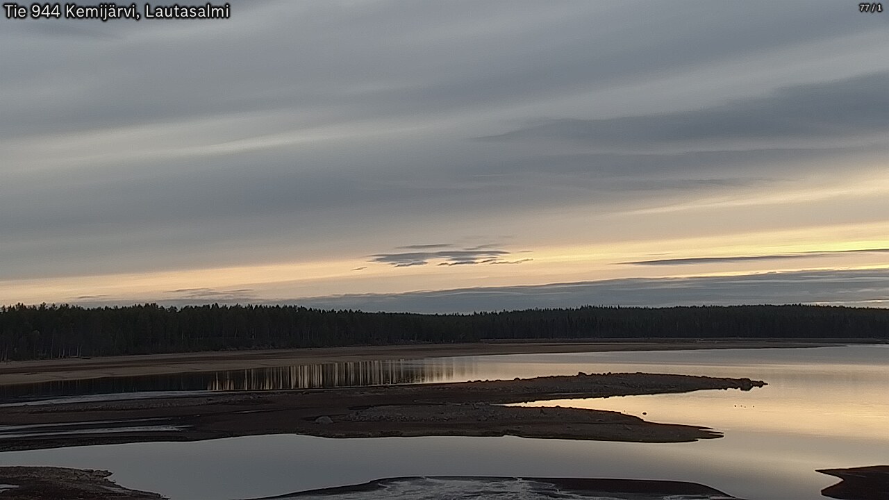 Weather Camera Image Väg 944 Kemijärvi, Lautasalmi, Kemijärvi, Lappi