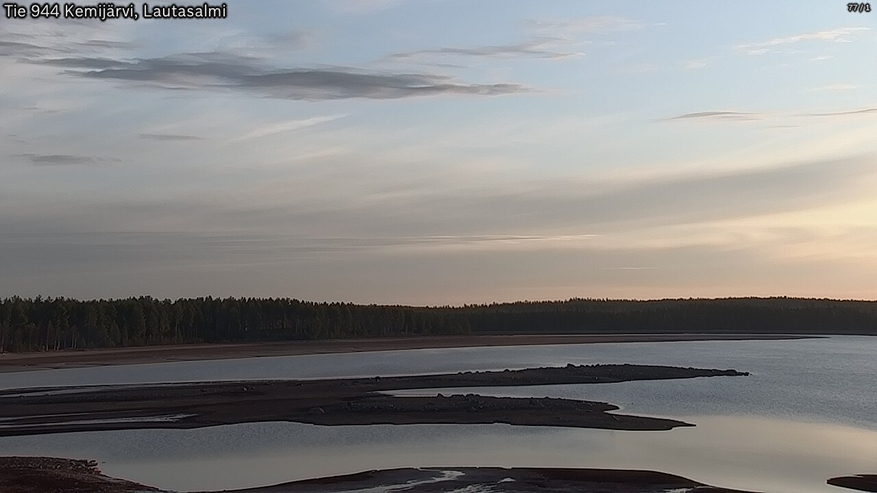 Weather Camera Image Road 944 Kemijärvi, Lautasalmi, Kemijärvi, Lappi