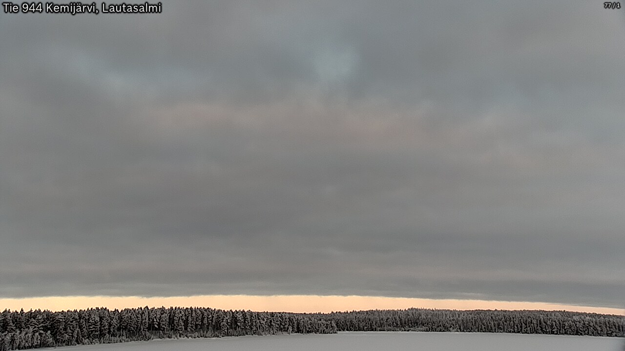 Kelikamerat Kuva Tie 944 Kemijärvi, Lautasalmi, Kemijärvi, Lappi