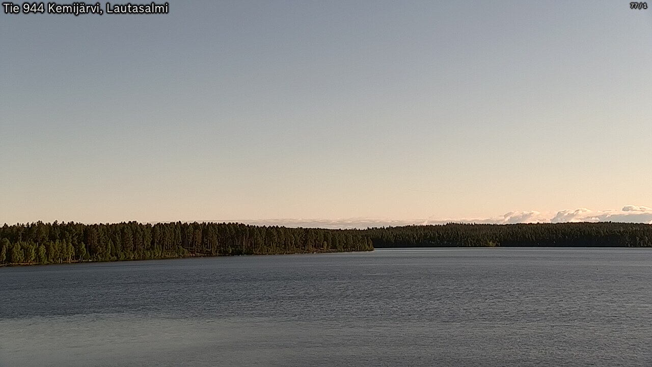 Weather Camera Image Väg 944 Kemijärvi, Lautasalmi, Kemijärvi, Lappi