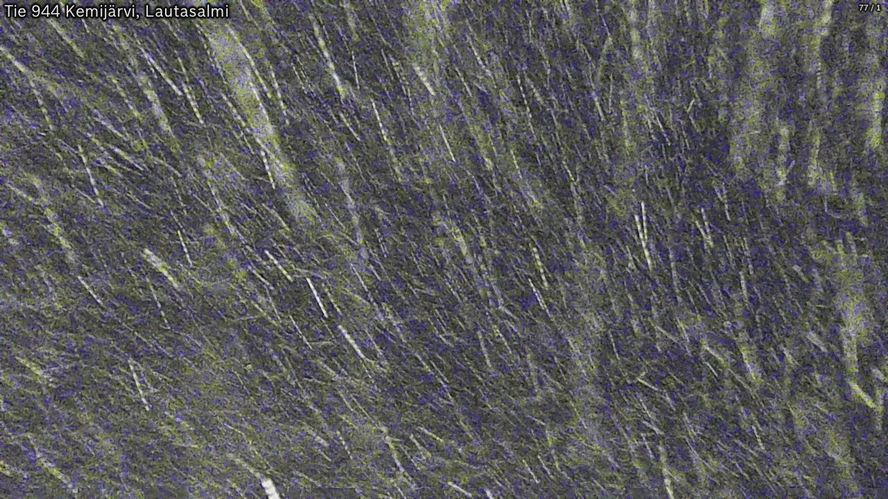 Weather Camera Image Väg 944 Kemijärvi, Lautasalmi, Kemijärvi, Lappi