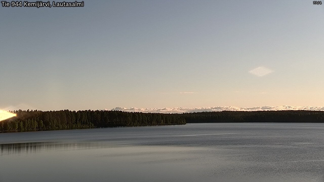 Weather Camera Image Road 944 Kemijärvi, Lautasalmi, Kemijärvi, Lappi