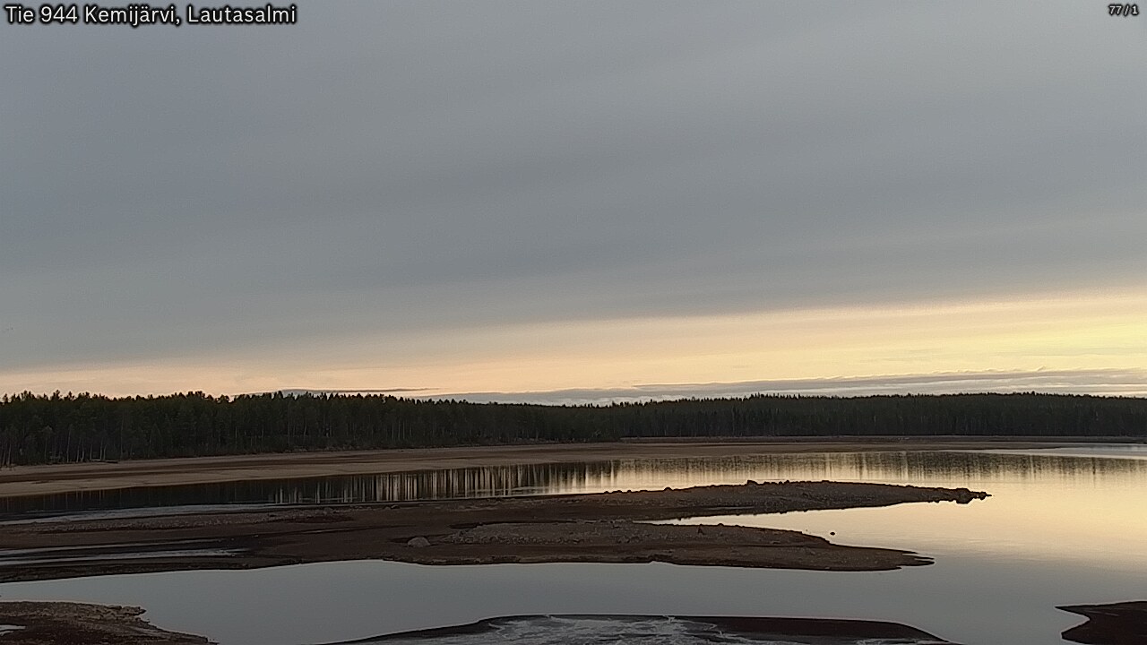 Weather Camera Image Väg 944 Kemijärvi, Lautasalmi, Kemijärvi, Lappi