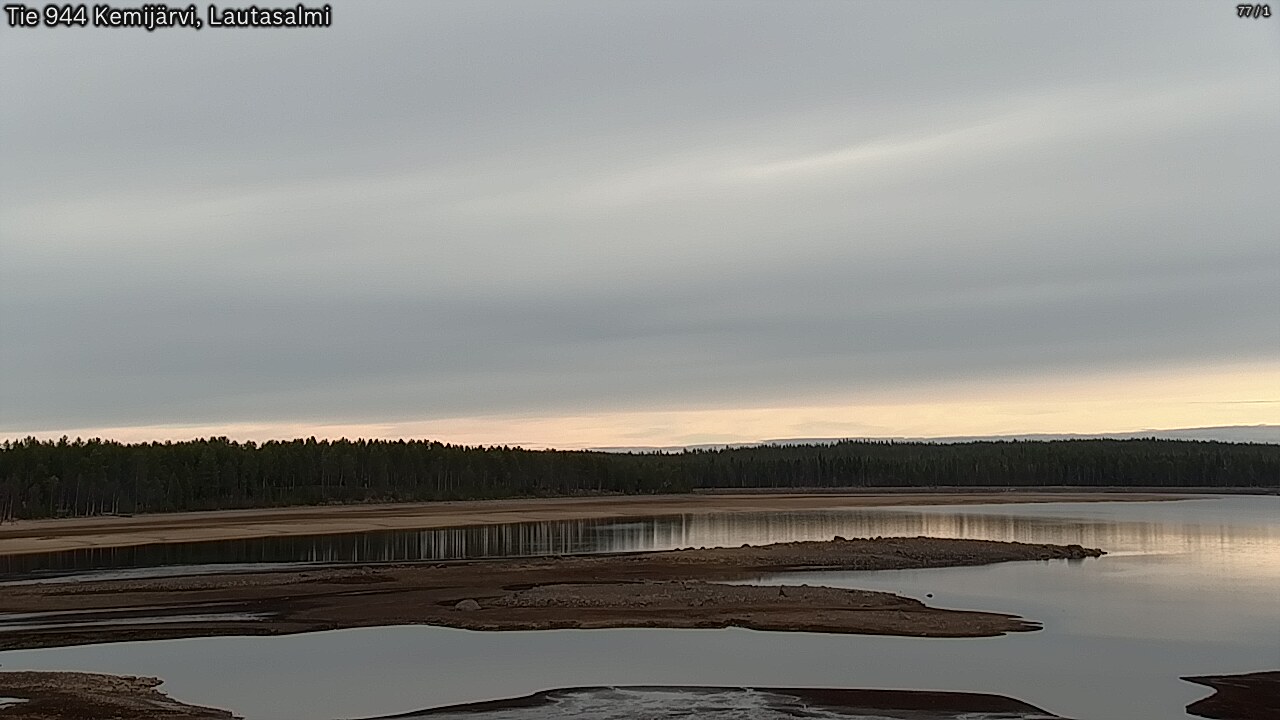 Weather Camera Image Väg 944 Kemijärvi, Lautasalmi, Kemijärvi, Lappi