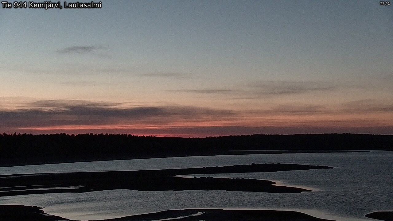 Weather Camera Image Väg 944 Kemijärvi, Lautasalmi, Kemijärvi, Lappi