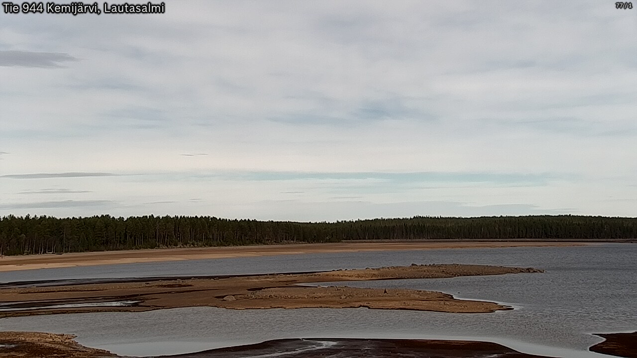 Weather Camera Image Väg 944 Kemijärvi, Lautasalmi, Kemijärvi, Lappi