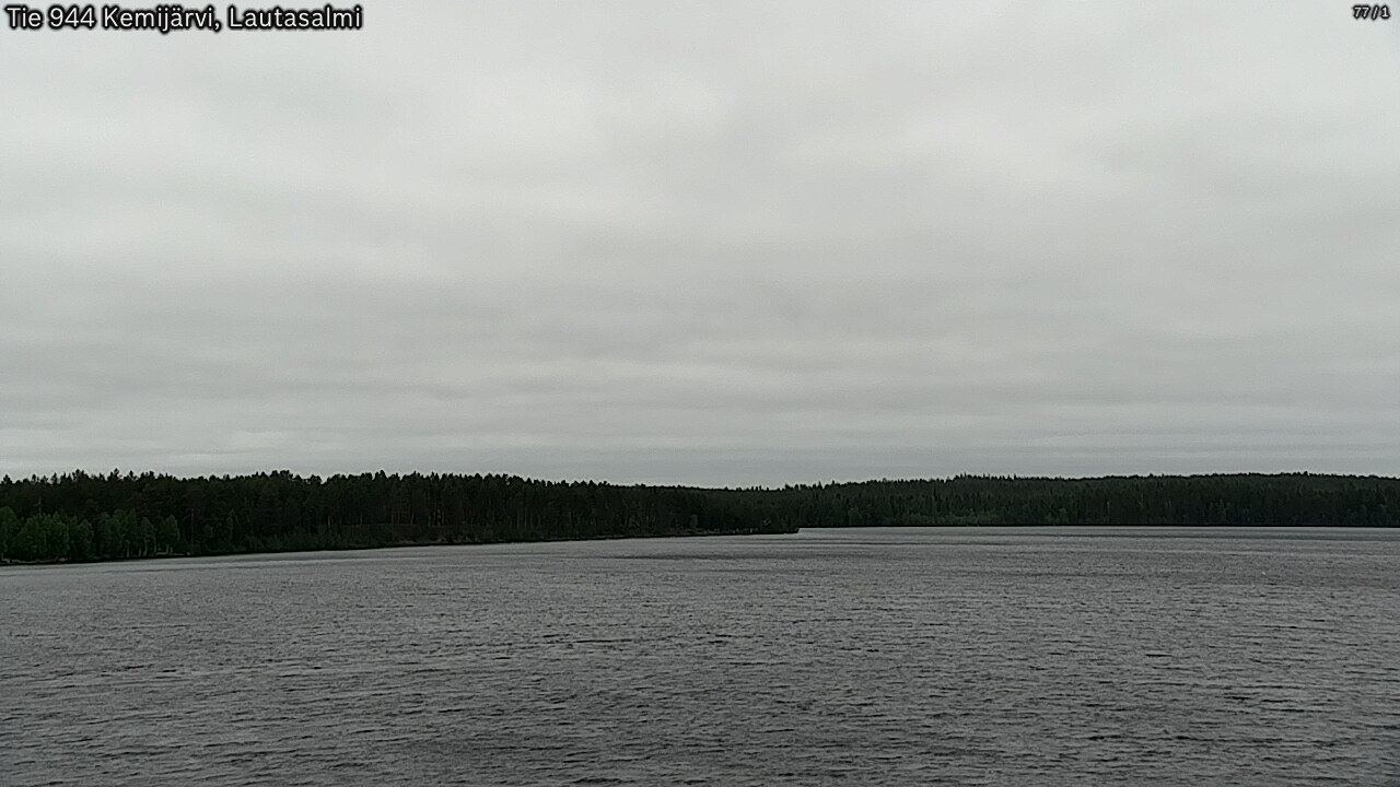 Weather Camera Image Väg 944 Kemijärvi, Lautasalmi, Kemijärvi, Lappi