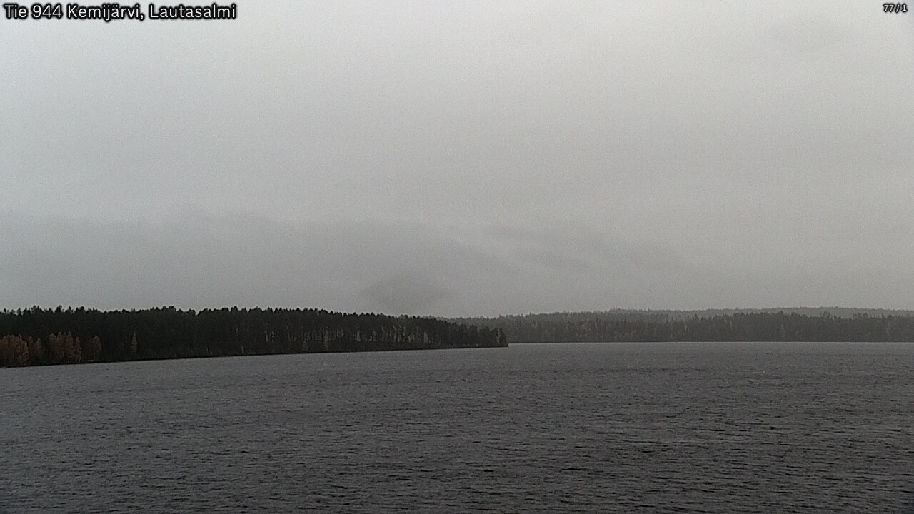 Weather Camera Image Road 944 Kemijärvi, Lautasalmi, Kemijärvi, Lappi