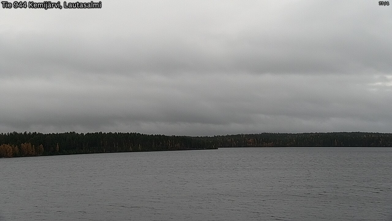 Weather Camera Image Road 944 Kemijärvi, Lautasalmi, Kemijärvi, Lappi