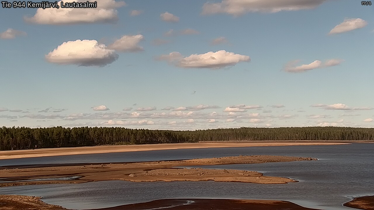 Weather Camera Image Väg 944 Kemijärvi, Lautasalmi, Kemijärvi, Lappi