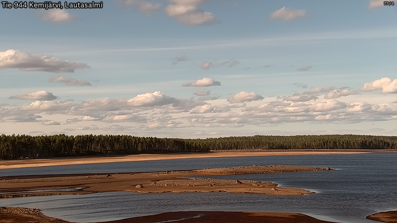 Weather Camera Image Väg 944 Kemijärvi, Lautasalmi, Kemijärvi, Lappi