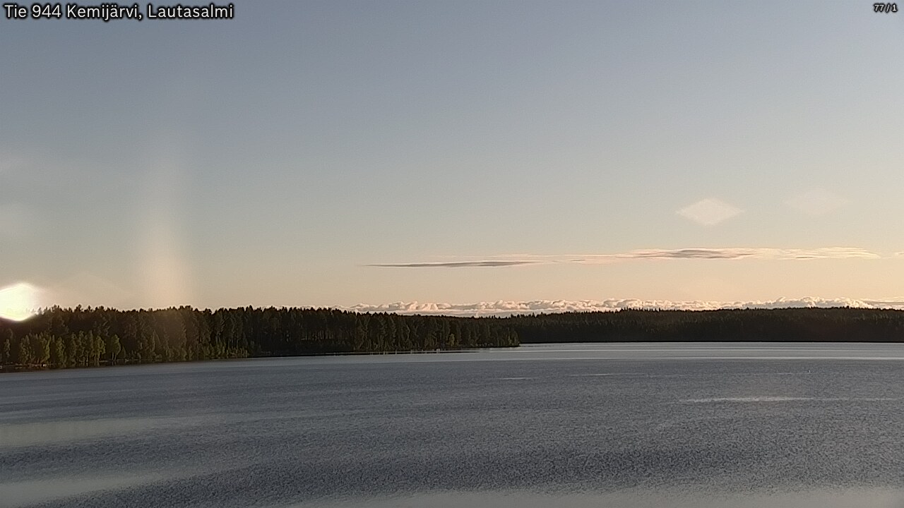 Weather Camera Image Road 944 Kemijärvi, Lautasalmi, Kemijärvi, Lappi