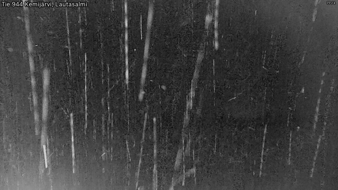 Weather Camera Image Väg 944 Kemijärvi, Lautasalmi, Kemijärvi, Lappi