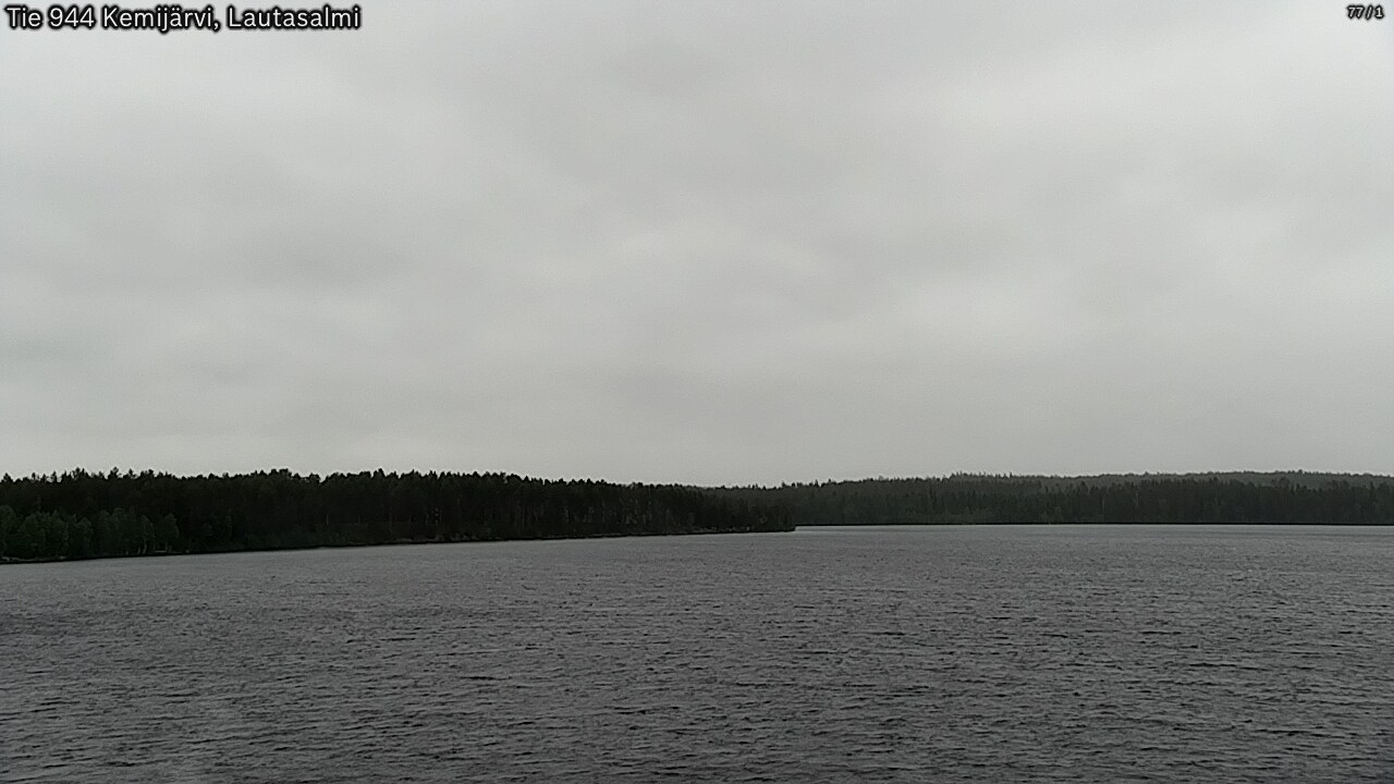 Weather Camera Image Väg 944 Kemijärvi, Lautasalmi, Kemijärvi, Lappi