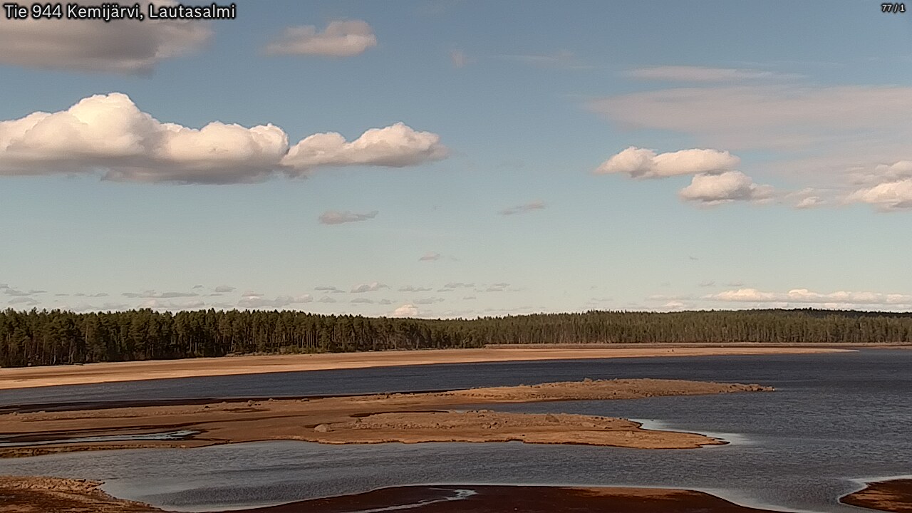 Weather Camera Image Väg 944 Kemijärvi, Lautasalmi, Kemijärvi, Lappi