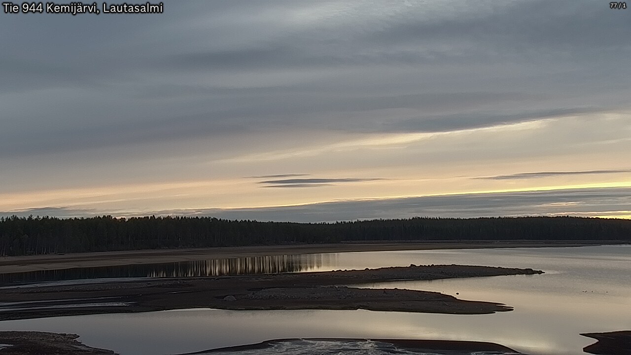 Weather Camera Image Väg 944 Kemijärvi, Lautasalmi, Kemijärvi, Lappi