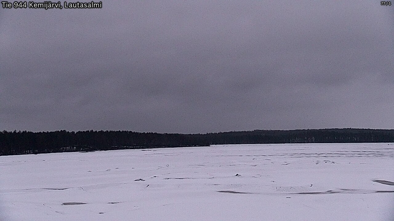 Weather Camera Image Road 944 Kemijärvi, Lautasalmi, Kemijärvi, Lappi