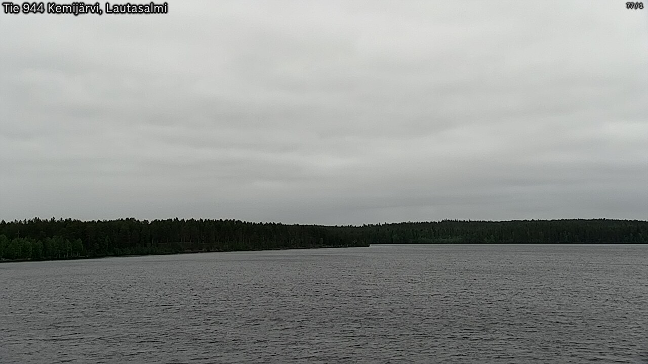 Weather Camera Image Road 944 Kemijärvi, Lautasalmi, Kemijärvi, Lappi