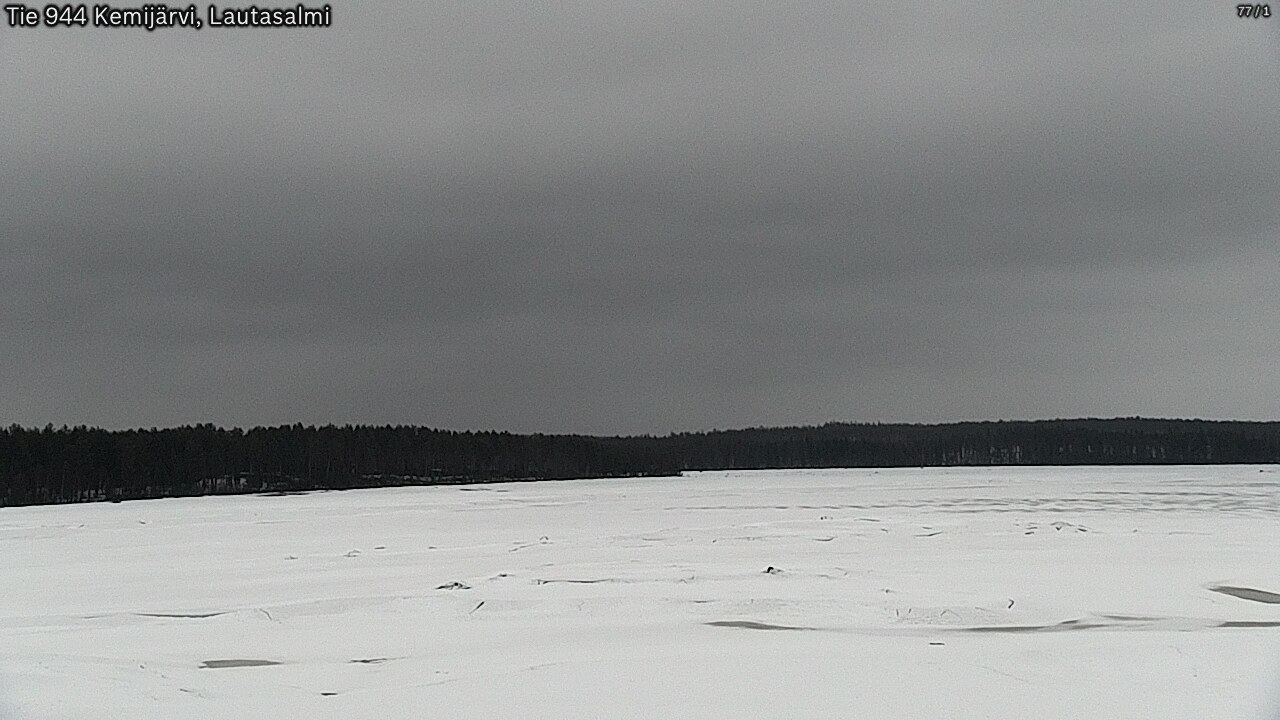 Weather Camera Image Road 944 Kemijärvi, Lautasalmi, Kemijärvi, Lappi