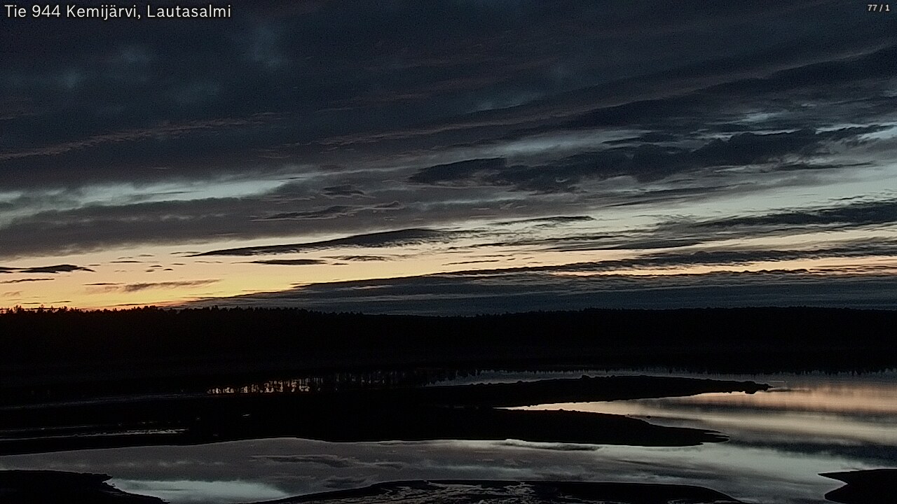 Weather Camera Image Väg 944 Kemijärvi, Lautasalmi, Kemijärvi, Lappi