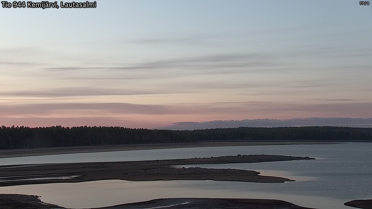 Weather Camera Image Väg 944 Kemijärvi, Lautasalmi, Kemijärvi, Lappi