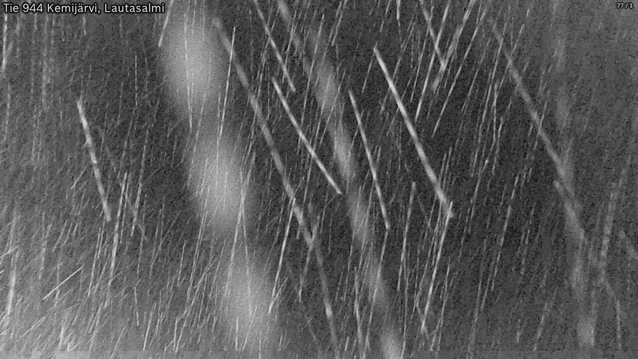 Weather Camera Image Väg 944 Kemijärvi, Lautasalmi, Kemijärvi, Lappi