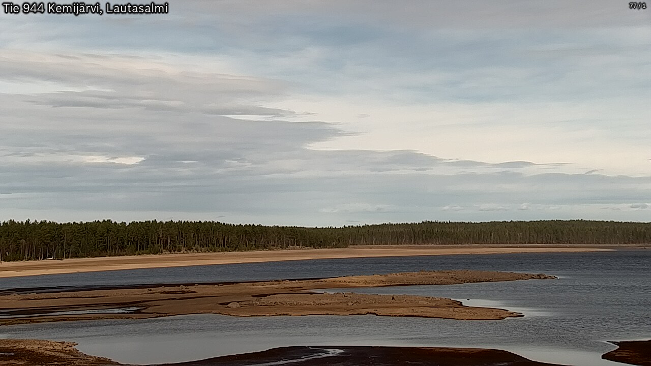 Weather Camera Image Väg 944 Kemijärvi, Lautasalmi, Kemijärvi, Lappi