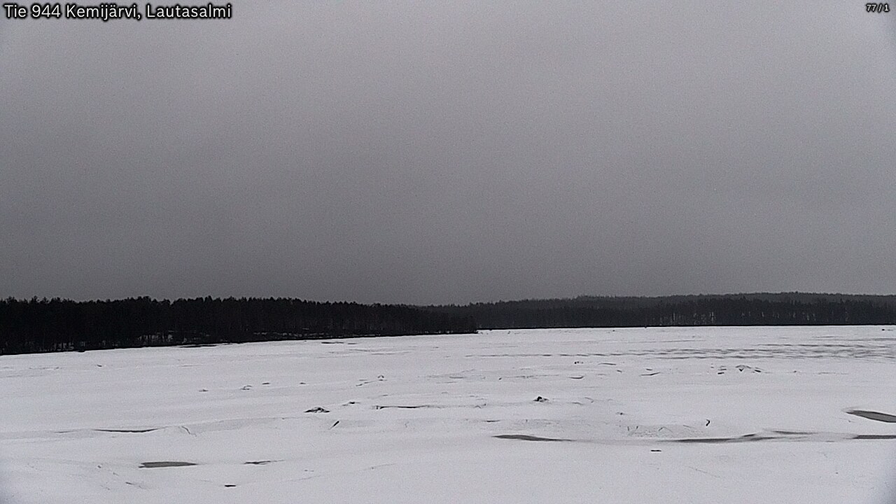 Weather Camera Image Road 944 Kemijärvi, Lautasalmi, Kemijärvi, Lappi
