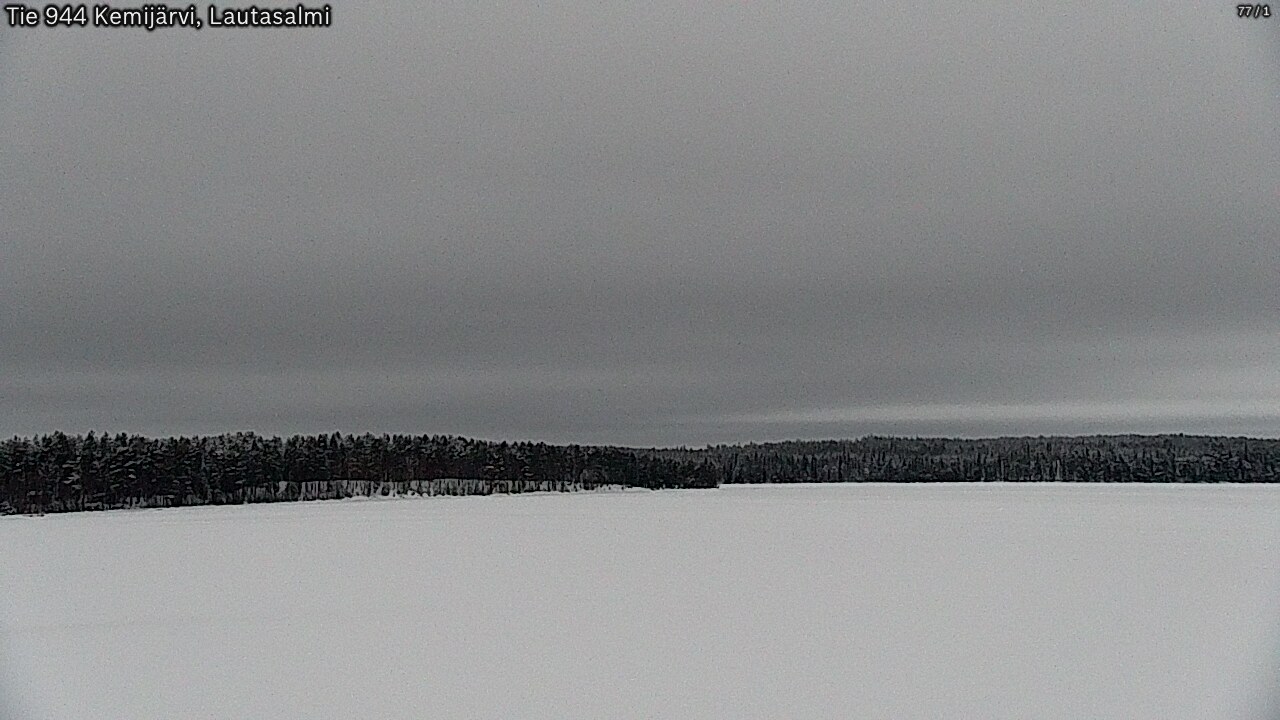 Weather Camera Image Väg 944 Kemijärvi, Lautasalmi, Kemijärvi, Lappi
