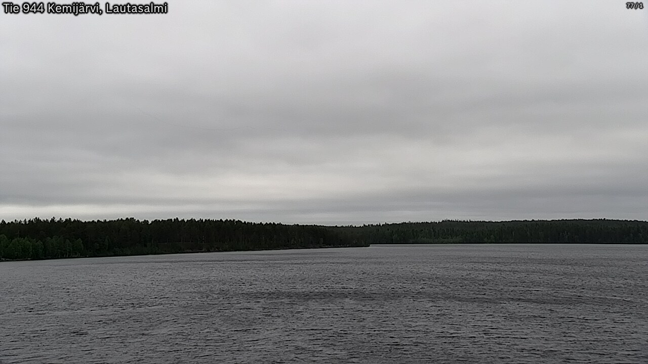 Weather Camera Image Väg 944 Kemijärvi, Lautasalmi, Kemijärvi, Lappi